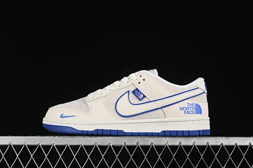 All Categories Nk SB Dunk Series Nk SB Dunk Low High-end Customized Low-top Sneakers Nk SB Dunk Low North Face Co-branded - Off-white White Blue Hook Anniversary High-end Customized Low-top Casual Sneakers KK1333-007
